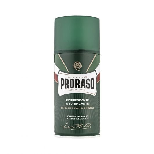 Rasierschaum mit Eucalyptusöl und Menthol