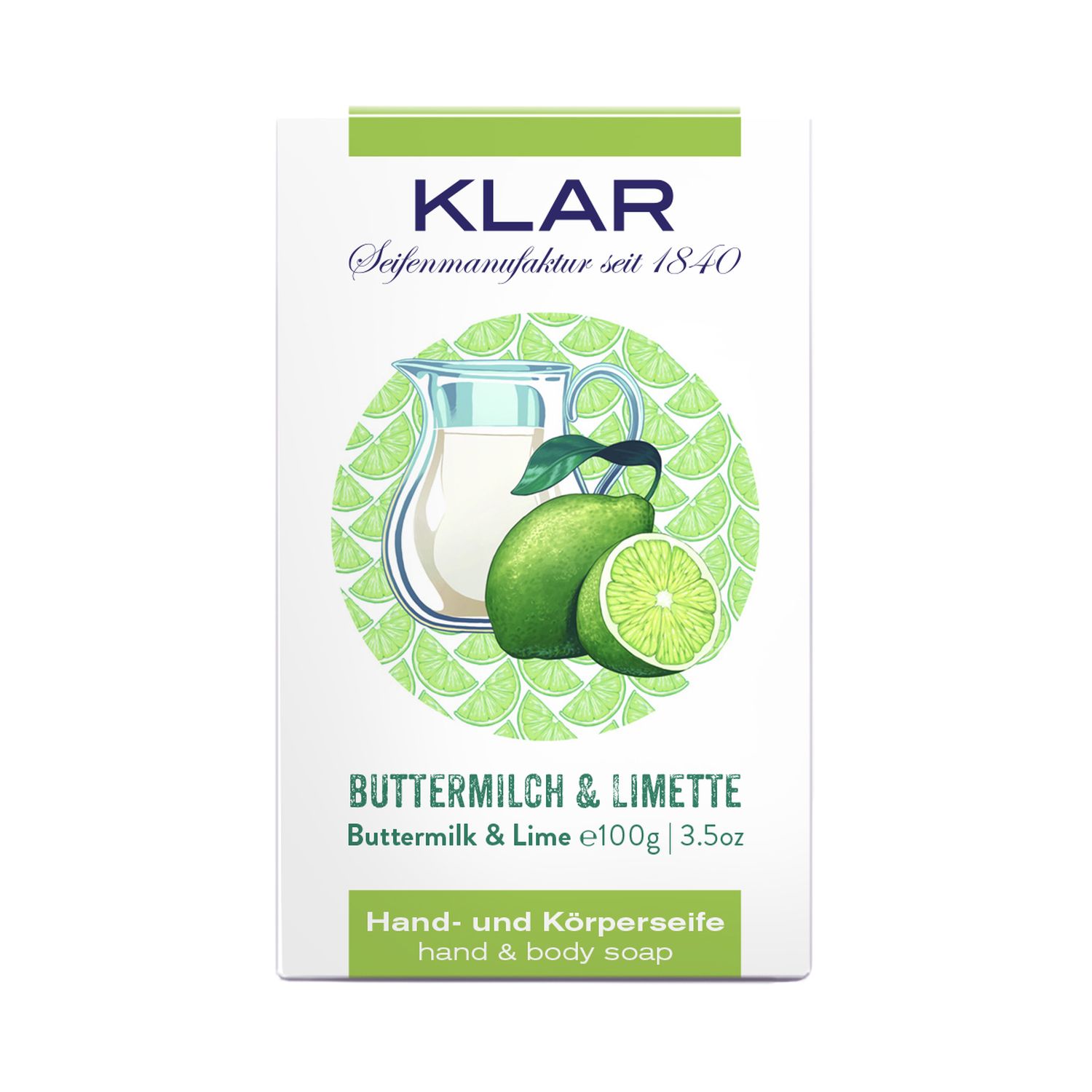 Buttermilch & Limettenseife