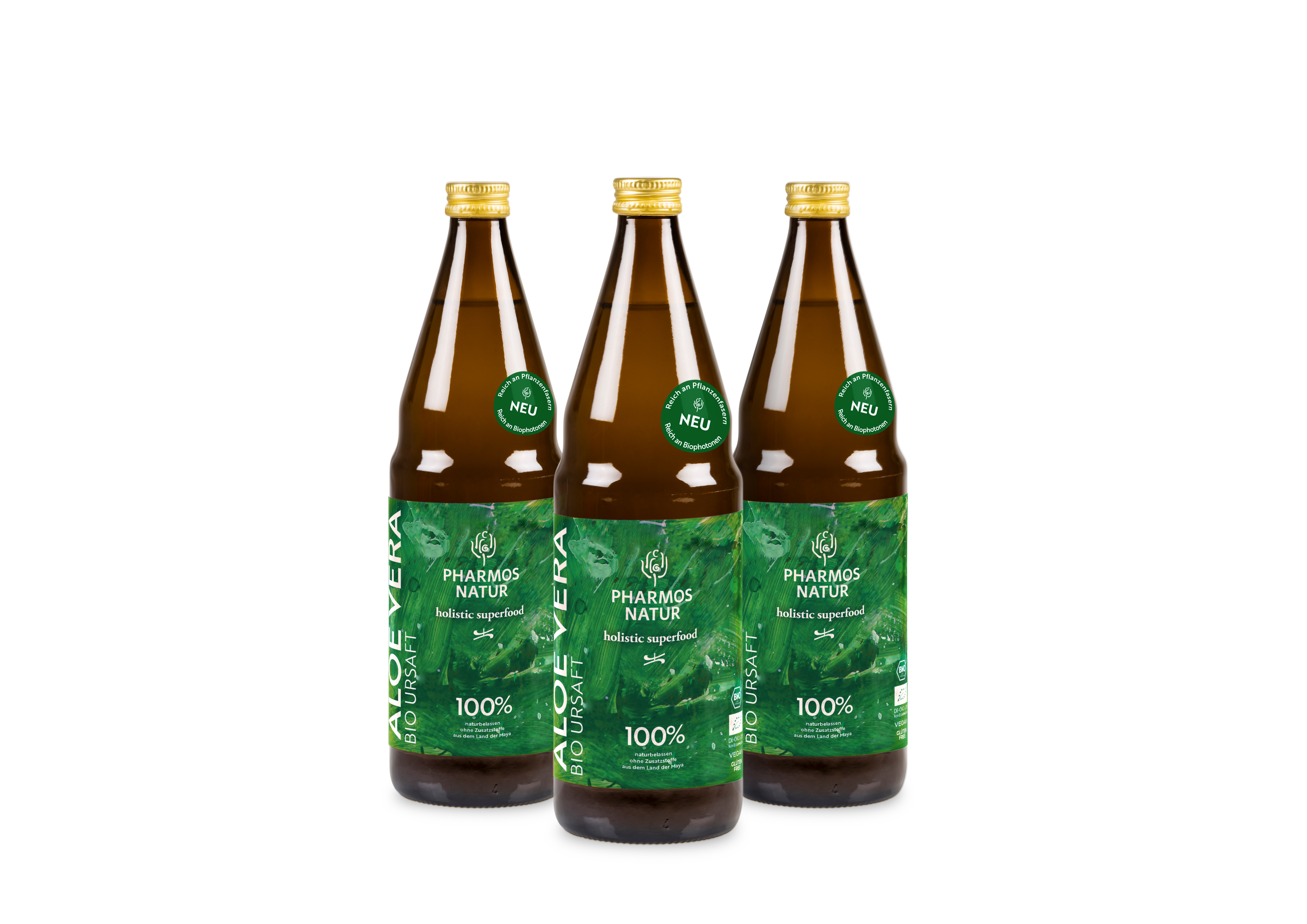 Pharmos Aloe Vera BioUrsaft Kurpackung 3x750ml