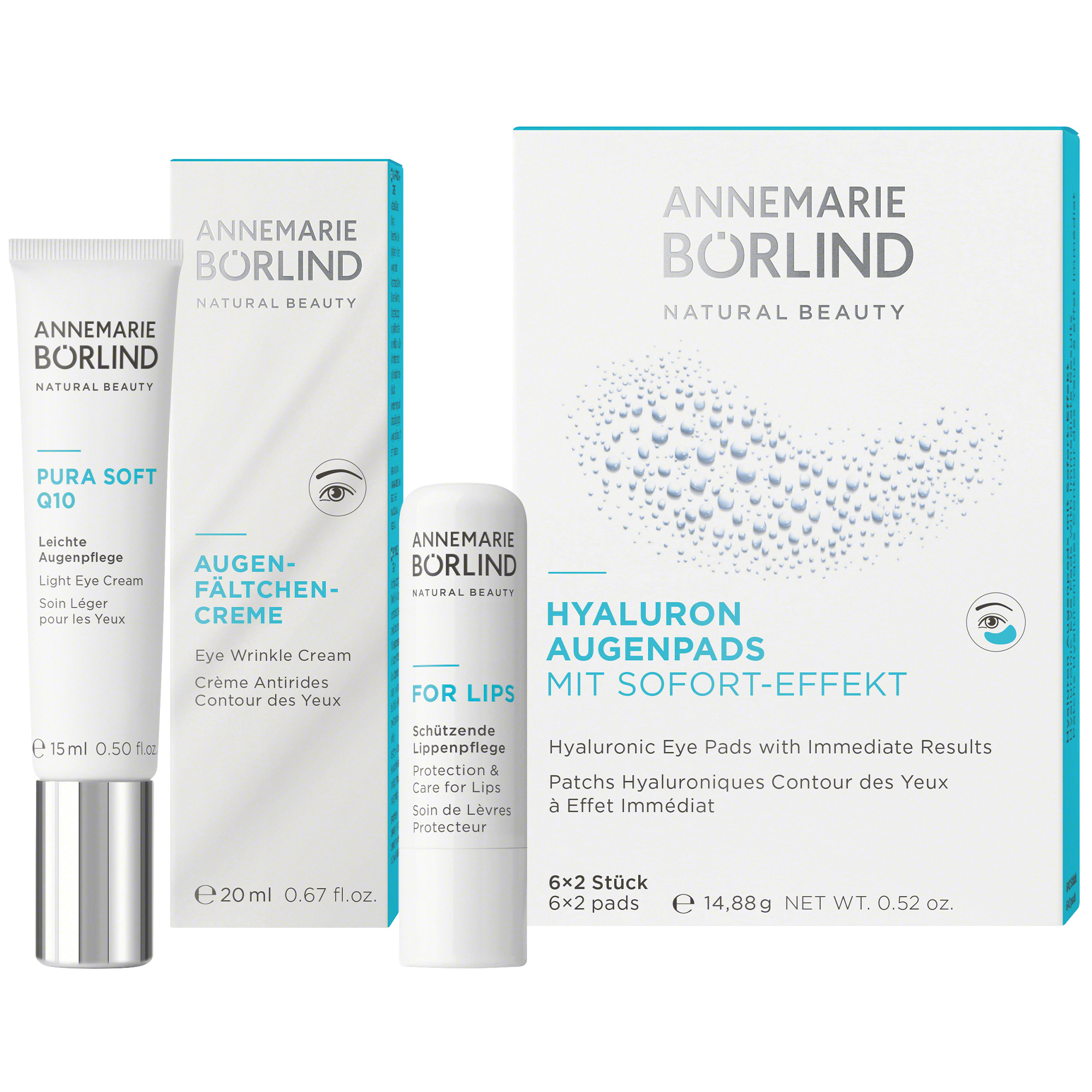 Hyaluron Augenpads mit Sofort-Effekt