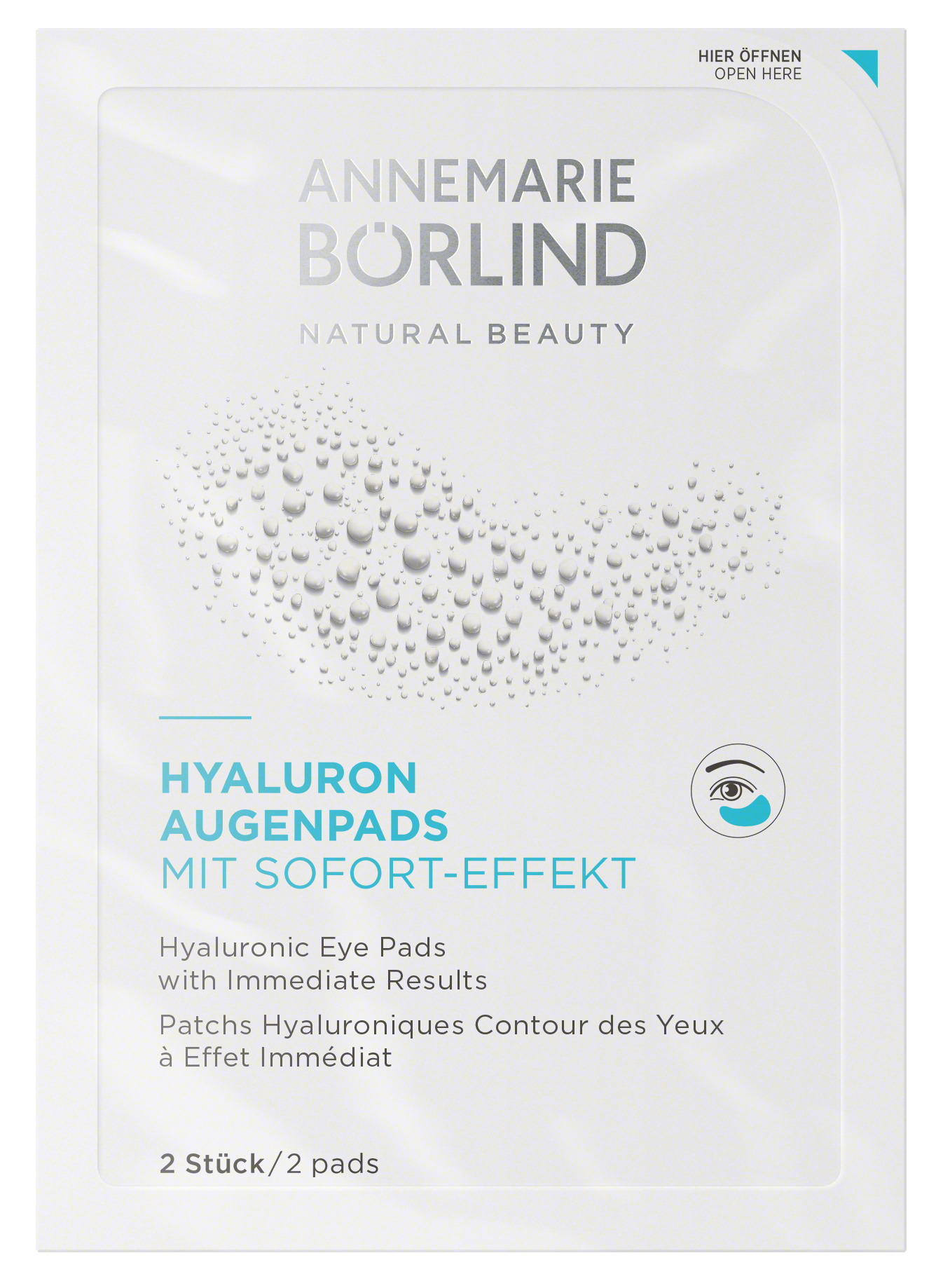 Hyaluron Augenpads mit Sofort-Effekt