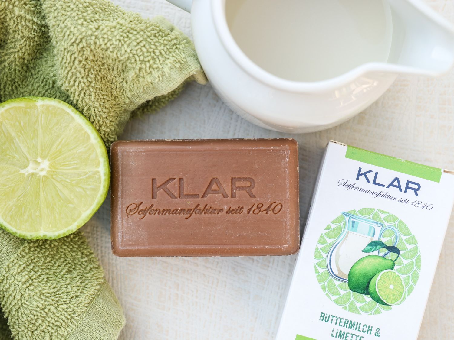 Buttermilch & Limettenseife